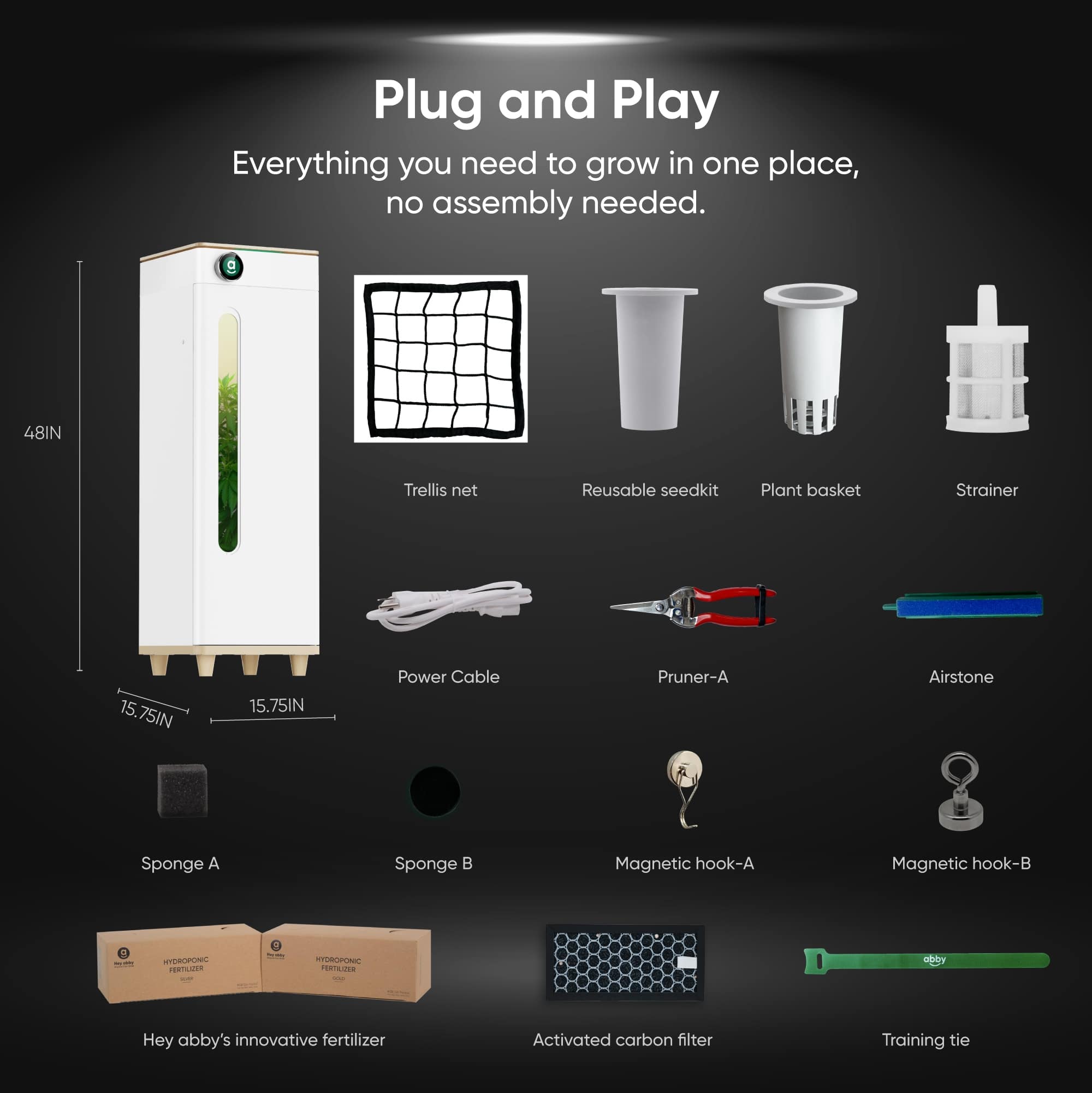 Hey abby AI Grow Box OG Pro Edition